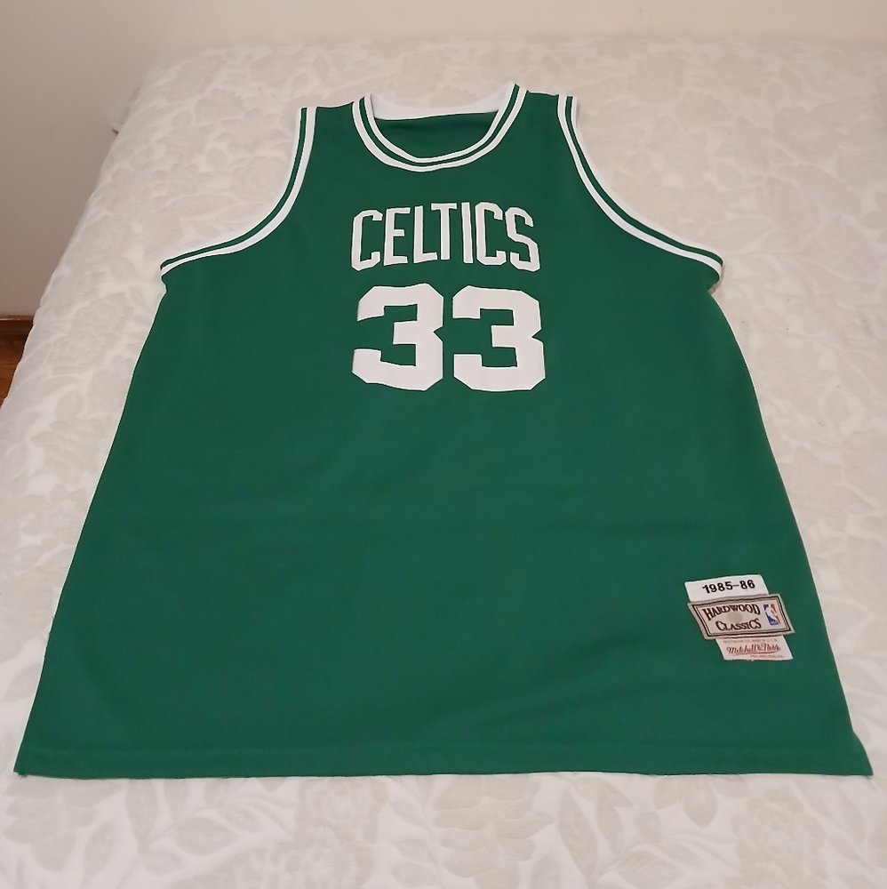 Boston Celtics Larry Bird Mitchell & Ness Authentic Green Jersey